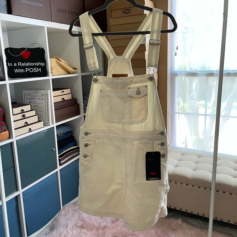 SOLD NWT Levi's Vintage Utility Shortall Tofu - Picture 5 of 11